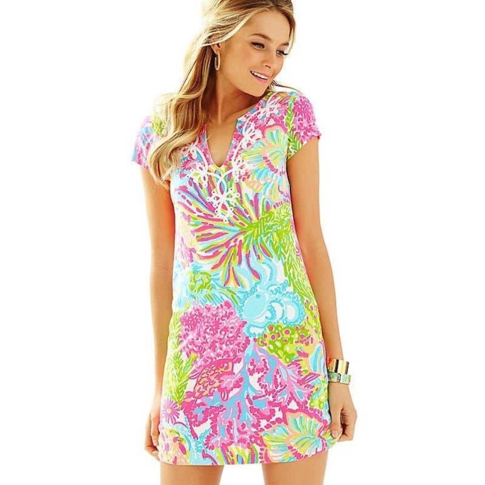 Lilly Pulitzer Multi-color Brewster T-Shirt Dress